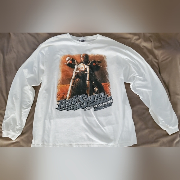 2007 Bob Seger & The Silver Bullet Band Tour Long Sleeve Shirt Size L - Picture 2 of 7